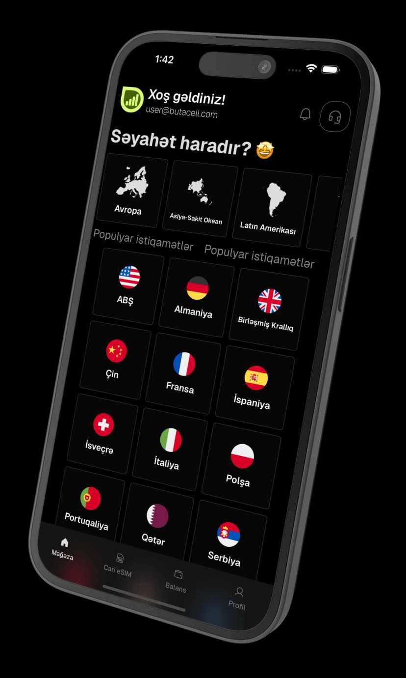 Səyahətiniz üçün ən sərfəli internet paketləri